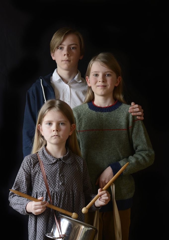 Jensen Christian Albrecht Hans og Bolette Puggaards tre børn 1827 - vs. 2021